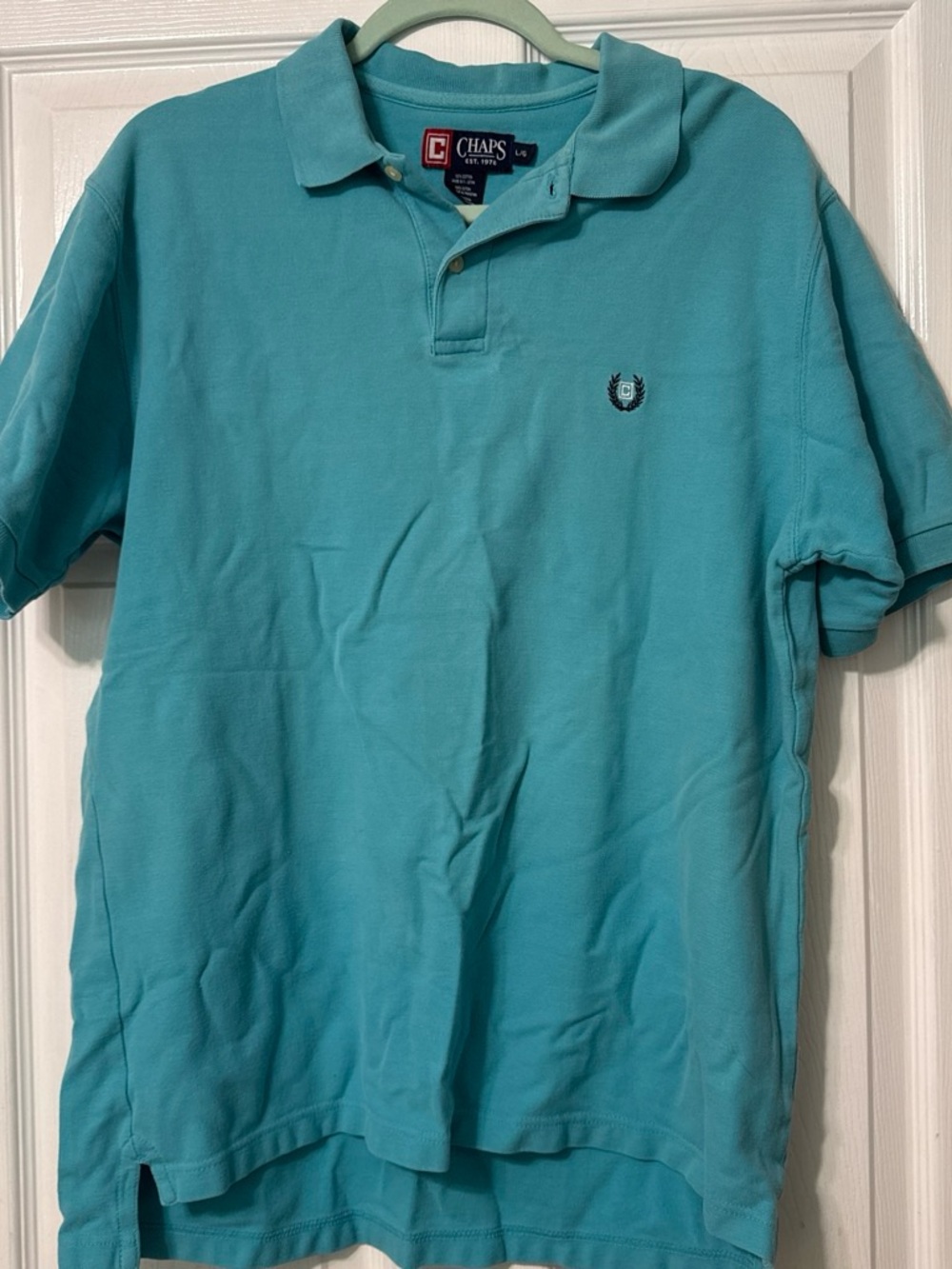 Chaps Men’s Turquoise Polo Shirt